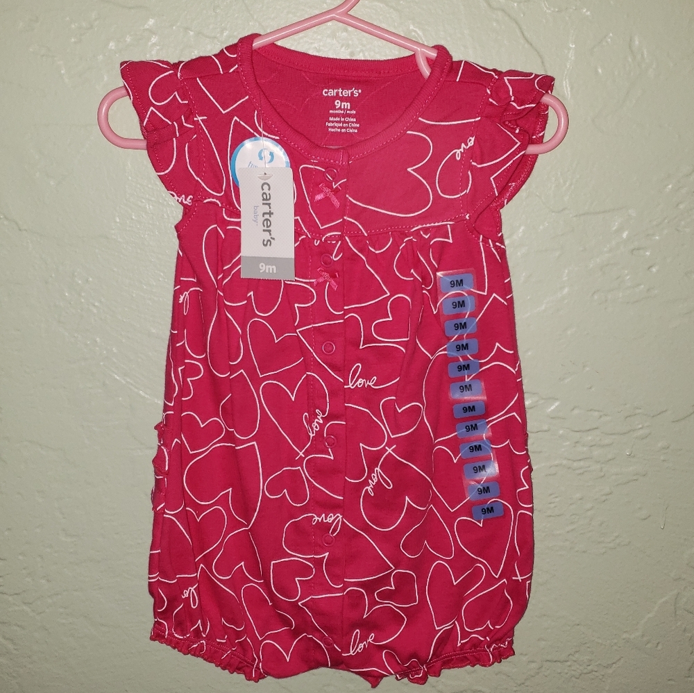 Carters Hearts Onesie